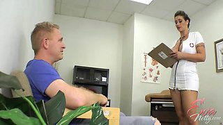 Dirty Nurse Eva Notty Tit Fuck and Ball-Bust Clip#1
