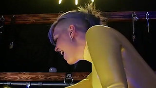 Latex foot fisting