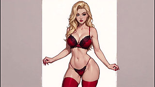 Dagger Rivals Lingerie Try On Haul! Sexy Perfect Body Big Boobs