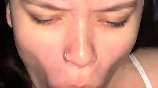 Woke up My Stepsister and Fucked Her Tits and Mouth