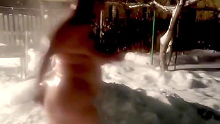 Russian Sauna and Snow