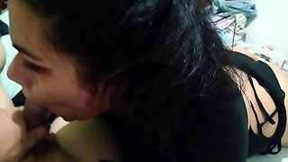 An intense blowjob ends in a delicious anal