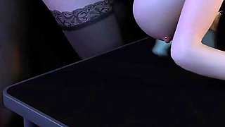 Beauty Cai Lin Ride the Stranger Cock - 3D Animation
