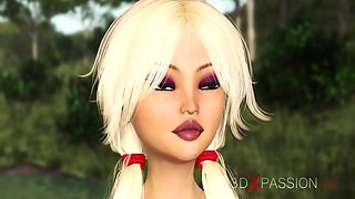 Hot Sex In The Dungeon! Cute Virgin Gets Fucked Hard By A Big Monster 6 Min