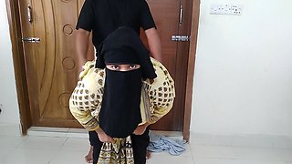 Tamil Maid Fucked by Owner While Cleaning House - Huge Ass Cum