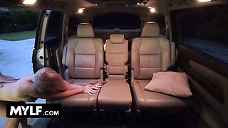 Real mylf makes the uber driver highly very glad - milf cab
