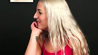 Amateur CFNM babes deepthroating a guy