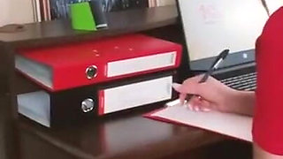 My stepmother got a job as a secretary to a friend of my stepfather