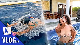 They Try the Pool Their Own Way - Hard Fuck in the Pool - Full French Scene V...