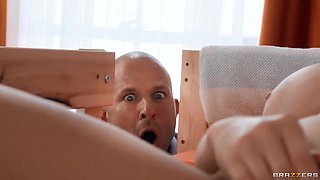 Wet Nerd Wants Roomie's Dad With Scott Nails, Angie Faith - Brazzers