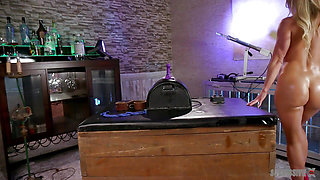 Ariel Is Bound to a Sybian and Made to Cum and Squirt