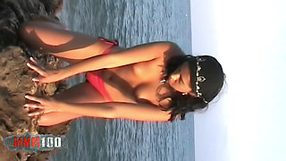 Emilce: Lovely Young Emilce Doing a Strip