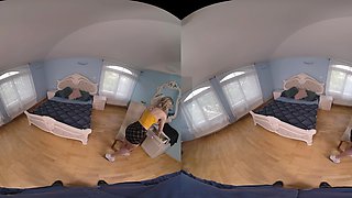 Blonde amateur milf does anal on pov camera 21