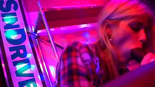DRUNKSEXORGY - Awesome beauties fucked in public at sex party