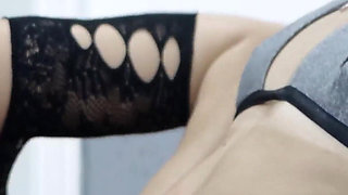 Exploring, Scratching and Licking a Sexy Belly and Her Belly Button!