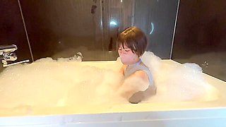 E Cup Beauty Ol Is Poked In The Doggy Style While Taking A Bath And Cums Many Times! After Vaginal C