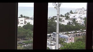 Stepson Records Me on the Beach While I Urinate and Rest Before Having Full Sex