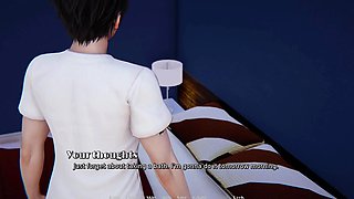 My Real Desire 2 - Alex Seen Half-nude Ms. Ghost (pussy and Ass) in the Toilet