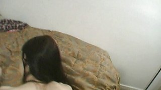 Emo chick Lovey Cravesit takes two sticky loads