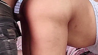Secretly Saw Step Sister Changing Clothes, Then Fucked Her in Doggy Style