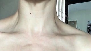Big boob brunette masturbates on webcam