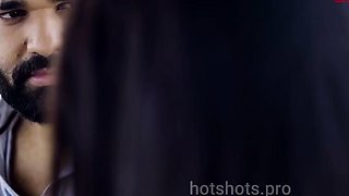Hot babe with perfect big boobs taking shower
