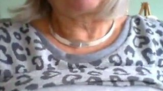 Granny's Big Tits on Webcam