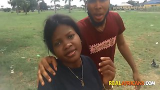 Cute African Couple Having Lovely Date Before Hardcore Fuck! 11 Min