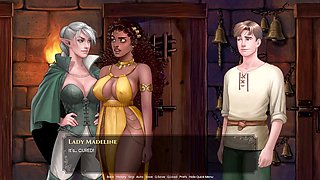 Anime adventure with big boobs and joystick action