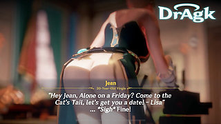 Genshin Impact Jean Gunnhildr Gets Fucked and Creampied 3D Sex Animation Porn Dragk