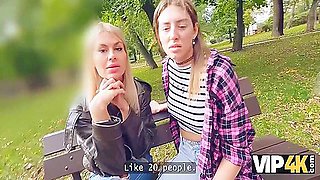 Naughty Blonde Lesbian Didnt See A Problem To Fuck On A Job Interview In Front Of Her Girlfriend 17 Min