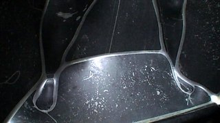 two women fetish latex asslicking and anal mff