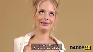 Naughty Blonde Is Showing Her Big Sex Experience At The Job Interview