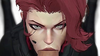 Black Widow gives a blowjob until you cum