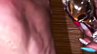 Sperm Drain #3. Blonde Pornstar Bitch Drains Cum Down the Toilet. Anal Creampie. Behind Camera. Uncensored. Cum in My Ass.