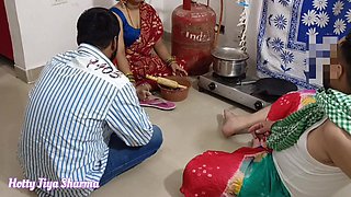 Bhojpuri Bhabhi Fucked Hard by Her Father in Law in Front of Her Dever
