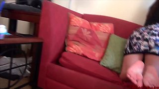 Incredible lesbians foot fetish adult mind-blowing scene