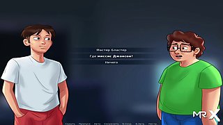 Summertime saga - Jerk off a Little on Bed E1 # 77