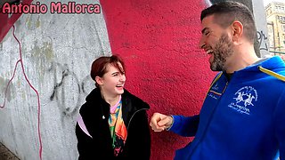 Submissive russian teenage gets picked up on the street
