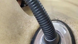 Ebony MILF Pumps Her Pussy