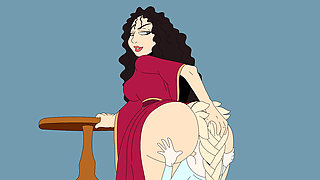 Disney Elsa Ass Eating Gothel Femdom