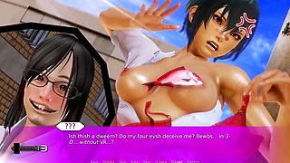 Waifu Academy Part 72 - Her OnlyFans Career Begins - Big Tits Young MILF Hentai Role Play