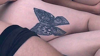 Step Mom and Step Sister Share Bed with Step Son in Naughty Hotel Romp