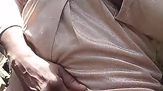 Outdoor Stripetease Rubbing My Hairy Wet Pussy Cumming Squirting Hard