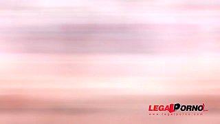 Kristy Black loves only anal fucking with DAP & drinks creampies