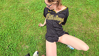 Her Turn with the Bat Got Way Dirtier Than Expected