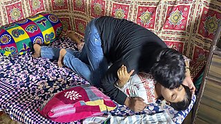 Romantic And Hot Sex, Desi Indian Couple In Love Having Real Sex