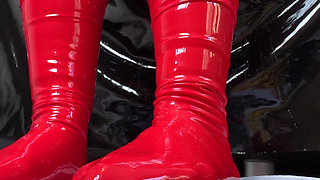 Sweaty Latex Socks