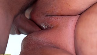 Extreme Fat Belly Mature Rough Ass Fucked in My Van