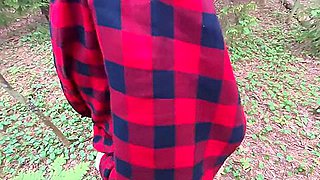 Public sex and Blowjob teen 18+ in forest- extreme sex, a lot of adrenaline spe